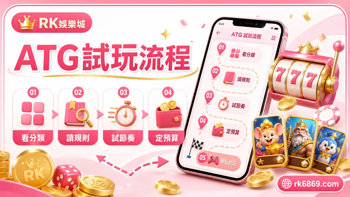 ATG電子怎麼玩，五步試玩流程與預算節奏圖