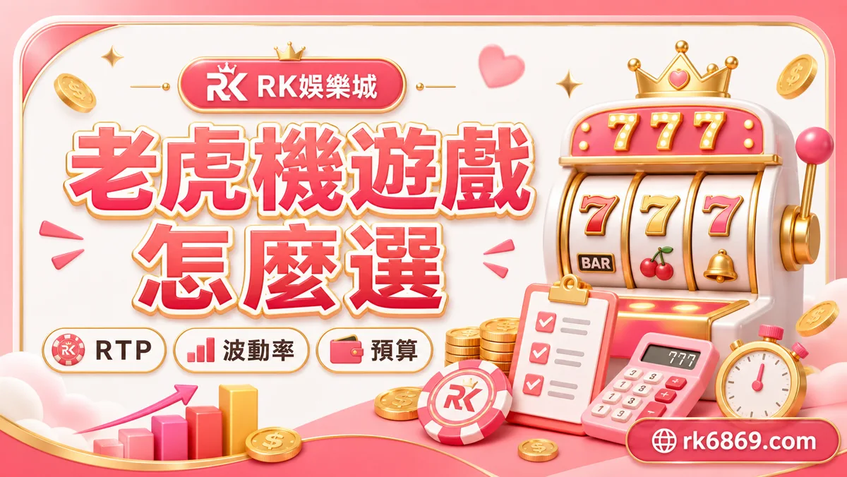 老虎機遊戲怎麼選?RTP、波動率與預算檢查表